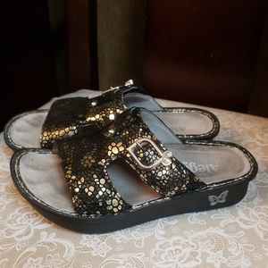 Alegria slip on clog sandals